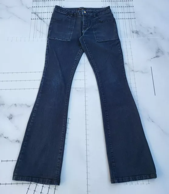 Who What Wear Jeans 27x32 Blue Pants Flare Navy Seaman Sailor Tag 4 2