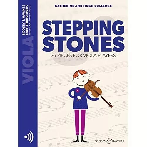 Stepping Stones: 26 Pieces for Viola Players (Easy Stri - Sheet music NEW Colled