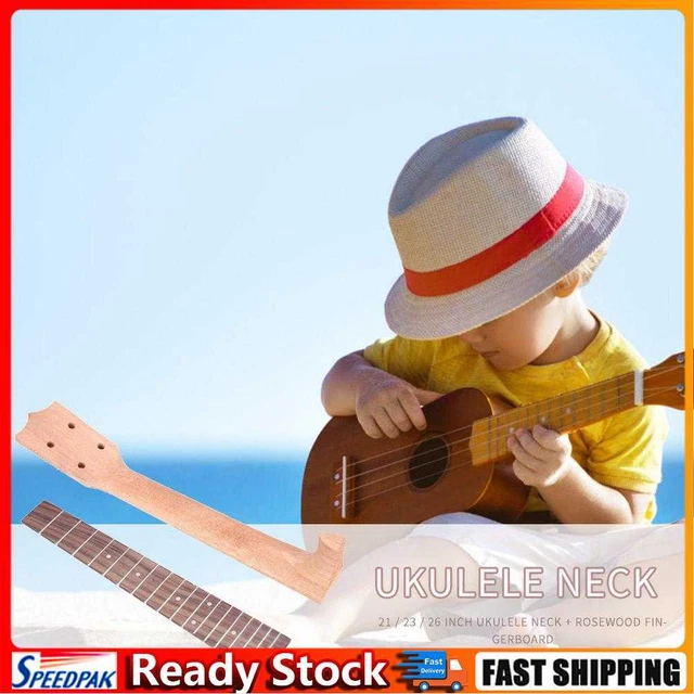 23 pouces Ukulele Neck Fingerboard Set Accessoires de pièces d'instruments de mu