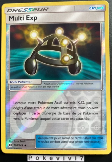 Pokemon MULTI EXP 118/149 Reverse Sun & Moon 1 SL1 FR Card NEW