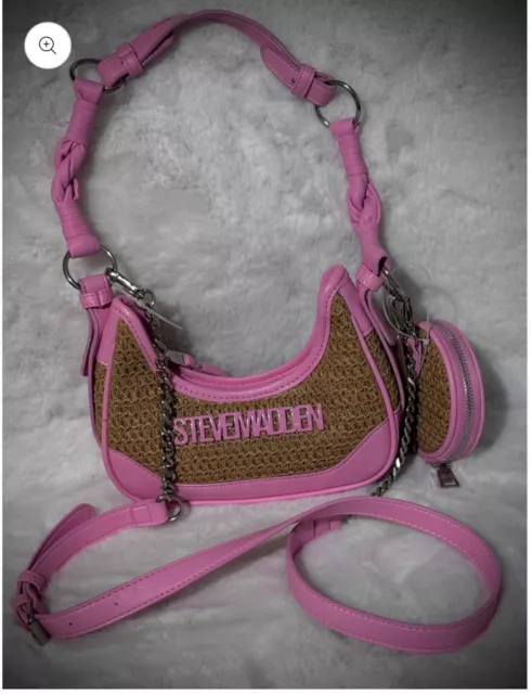 Steve Madden Bdaryll Crossbody/Shoulder Handbag W/Pouch Please Look At Pictures