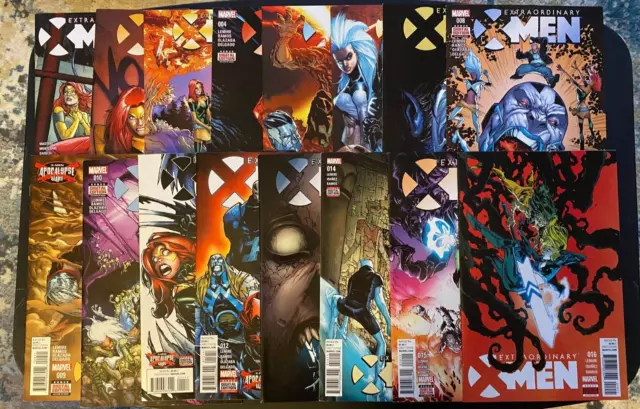 Extraordinary X-Men #2-16, Annual #1 Nm Set Marvel Comics, Jean Gray, Beast