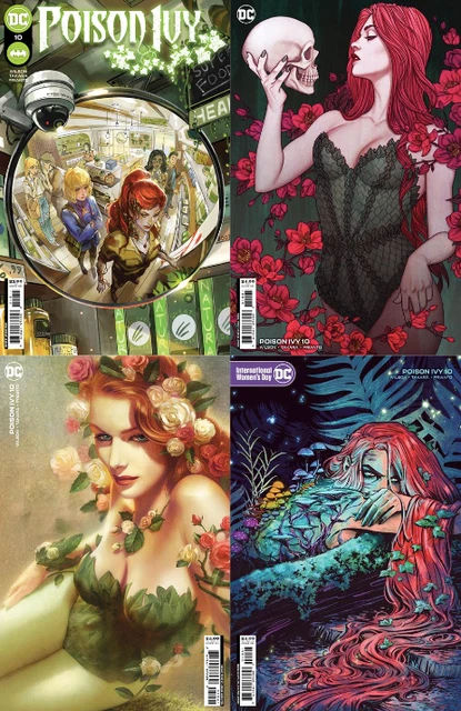 Poison Ivy #10 Cvr A B C F Variant Set (Nm) 2023 Dc - Jenny Frison Middleton Etc