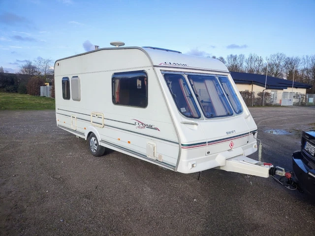 Wohnwagen Swift Alouette 2000 HU NEU 5Pl. Boiler Dusche sauber!