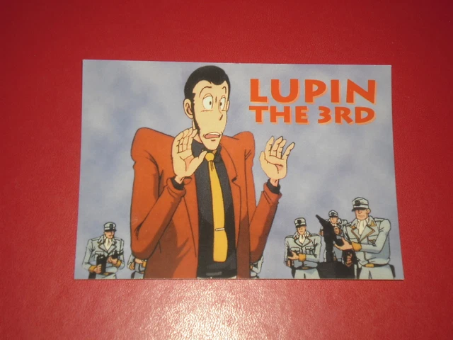 KUSTOM ART Quadro Quadretto Stile Vintage Serie Fumetti Lupin III: Daisuke Jigen Da Collezione Stampa Laser Su Legno Alta Qualità Made in Italy - 31x31
