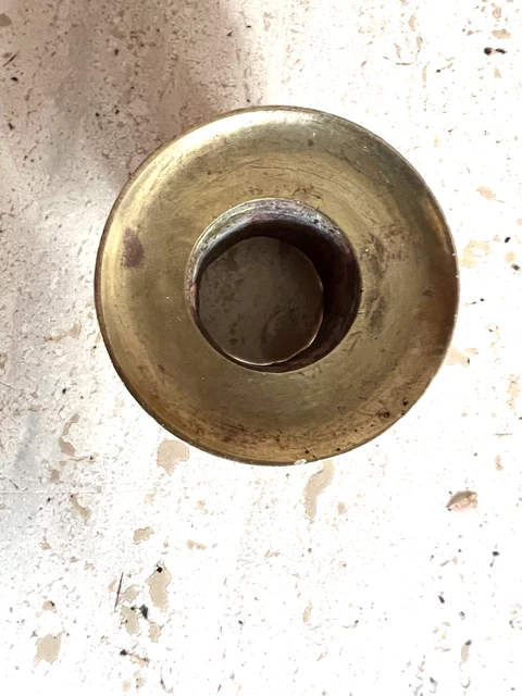 Bougeoir Art Nouveau en bronze Doré Floral,Végétal - Vendu