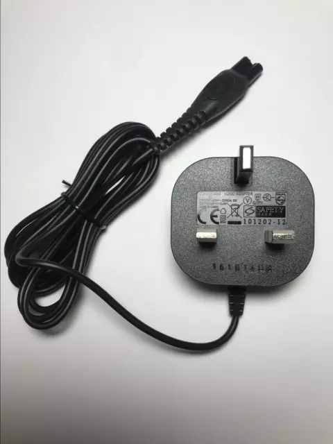 UK 15V 5.4W Power Plug Charger for Philips NORELCO AT620 8V 0.8W HQ850 Shaver