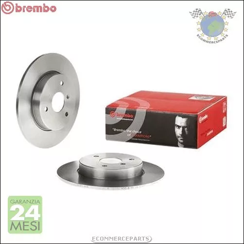 Kit Coppia Dischi Freno Brembo Ant Per Smart City-Coupe Crossblade Roadster Cabr