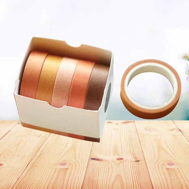 5 rouleaux Antumn feuilles Washi Tape Set - Coupons de cadeaux Tapes - Washi 3