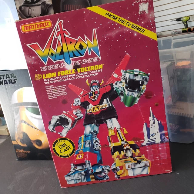 VINTAGE 1984 VOLTRON III Lion Force Matchbox DIE-CAST Metal