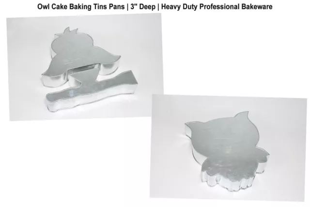 Owl Shapes Novelty Cake Baking Tins Pans Bakeware Professional