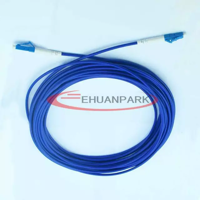 100M Armored Cable Fiber Patch Cord LC UPC to LC UPC SM 9/125 3.0mm Single Core