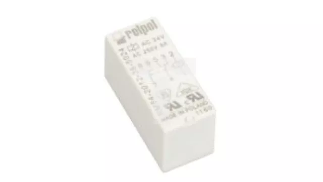 Relais miniature 2P 8A 24V AC PCB AgNi RM84-2012-35-5024 604615 /T2FR