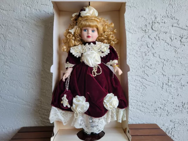 Victorian Collection Genuine Porcelain Doll by Melissa Jane