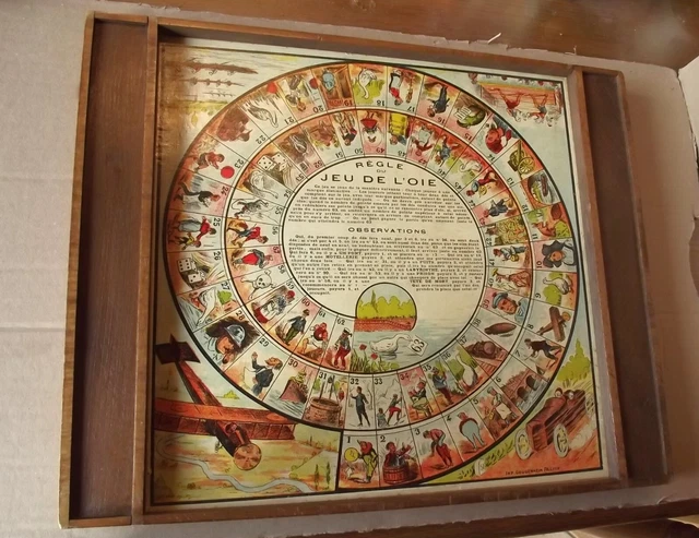Jeu De L'Oie Ancien - Édition Chaperon Jean, Trouvé En Grenier