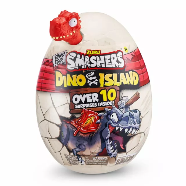 Zuru Smashers Mini Dino Island Dinosaur Egg Assorted Kids/Children Toy 5y+