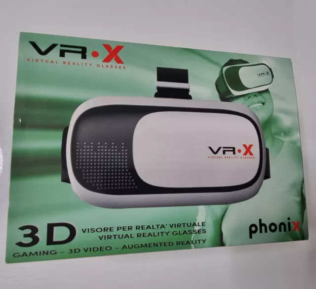 Vr Box Occhiali Realta' Virtuale 3D Smartphone Compatibili Con Ios E Android