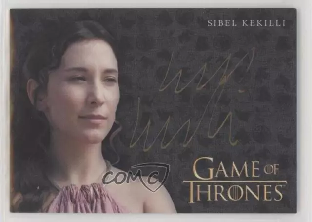 2017 Game of Thrones: Valyrian Steel Gold Sibel Kekilli Shae as Auto 2d0