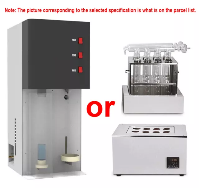 KDN Lab Semi-automatic Kjeldahl Nitrogen Analyzer or Distillation Apparatus Oven