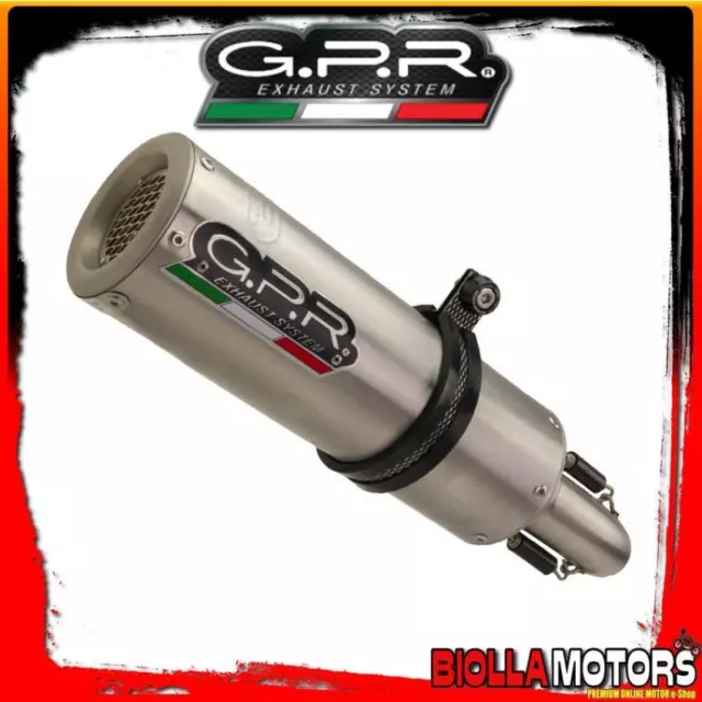 TERMINALE DI SCARICO GPR Tuning M3 Inox L.200mm DIAM.100mm 1980-2021 1000 OMOLOG