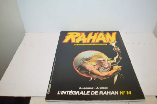 LIVRE REVUE INTEGRALE DE RAHAN  n°14 LECUREUX-CHERET VAILLANT 1985 COMPLET TBE