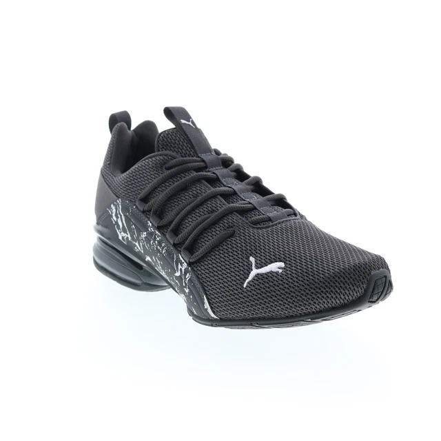 Puma Axelion City Escape 37722102 Mens Gray Canvas Athletic Running Shoes