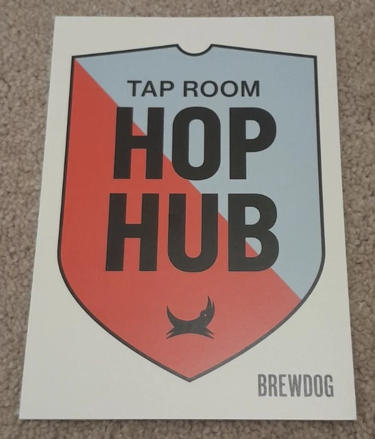 BREWDOG HOP HUB Taproom Postcard Closed Bar Closed Bar £13.47 - PicClick UK