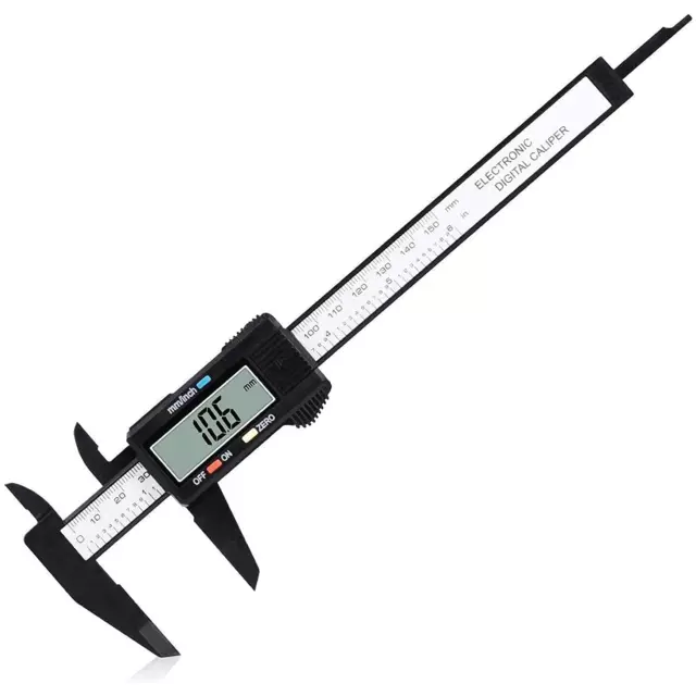 Digital Caliper,  0-6" Calipers Measuring Tool - Electronic Micrometer Caliper w