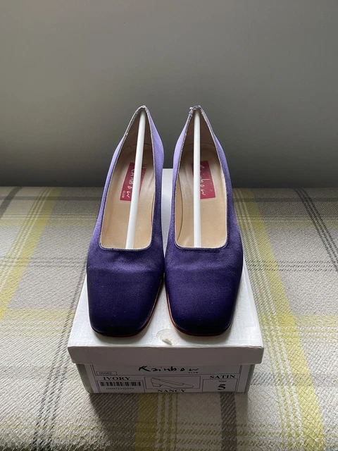 Mauve sales satin shoes