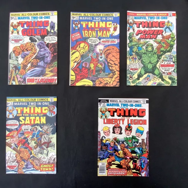 Marvel Two-In-One Presents: The Thing Bargain Bundle.1975-76.Job Lot