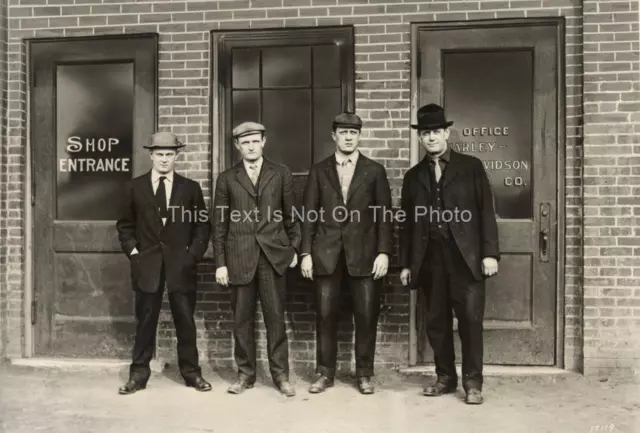 Harley Davidson Founders Motorcycle Vintage Photo Biker 8X10 Print 759