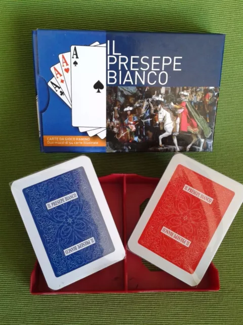 Carte Da Gioco Scala Ramino Poker Con Carte Illustrate De "Il Presepe Bianco"