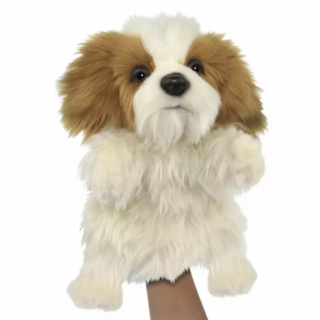 Hansa - Shih Tzu Puppet - Dog Realistic Cute Soft Stuffed Animal Plush Toy 37cm