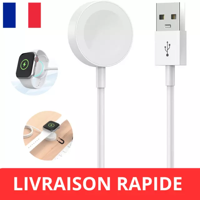 MH Câble Magnétique Chargeur Rapide pour Apple Watch Series 7 / Se / 6/5  /4/3/2