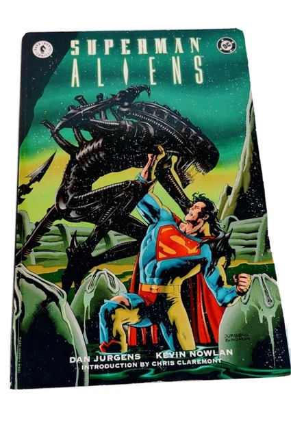 Superman vs Aliens Trade Paperback TPB Man of Steel 1st encounter w/ Xenomorphs