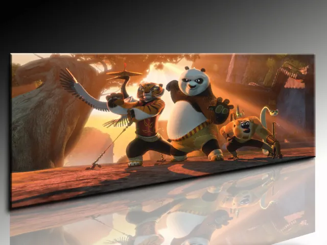 Kunstdruck, Kung Fu Panda, Wandbild, Leinwandbild, Fotoleinwand Bild #50