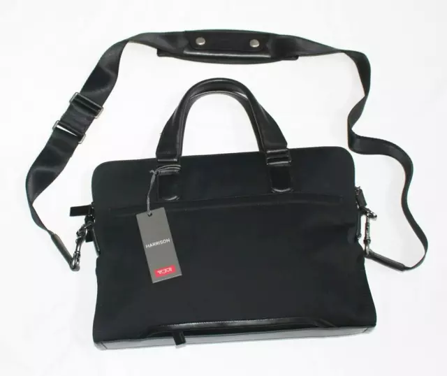 $375 New TUMI Harrison Seneca Slim Brief Bag Travel Luggage Briefcase Laptop NWT