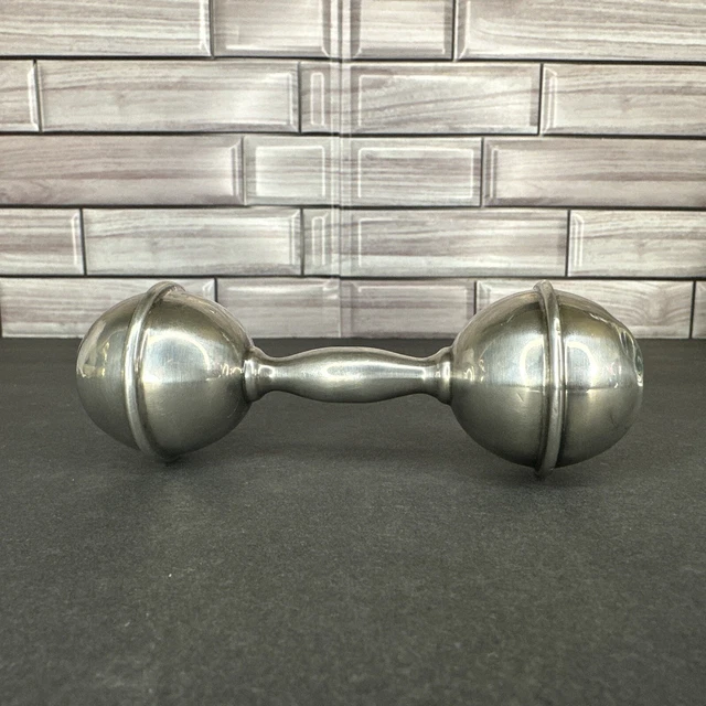 Vintage Lunt C-99 Sterling Silver Baby Rattle Rare