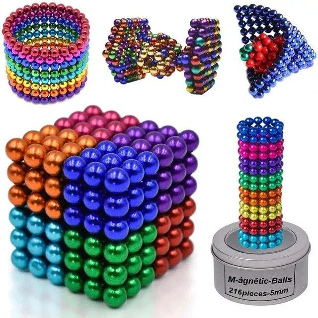Magnesteps MAGNE BEADS BALLS Fidget Desk Adults Toys Office Magne Beads Fidget ...