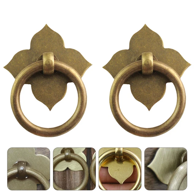 2 Pcs Metal Kitchen Knob Handle Metal Joycon Decorate 2
