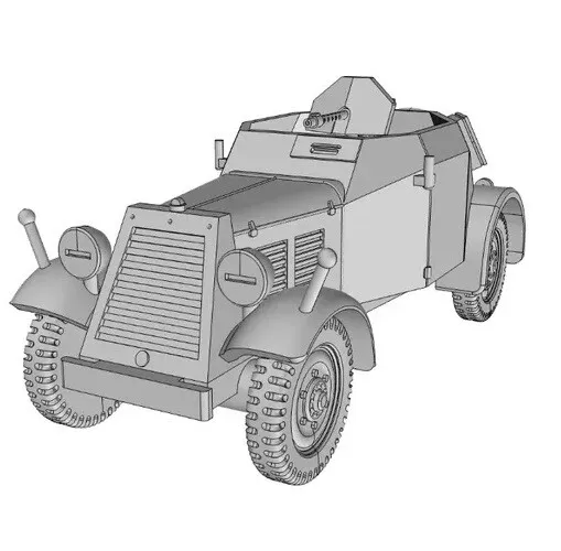 1-16 SCALE WW2 GERMAN Sd.KFZ-13 RECON VEHICLE KIT