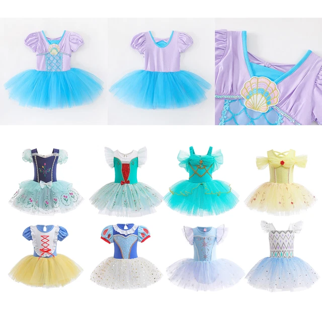 Abito tutù da principessa bambina balletto body