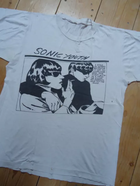 Vintage grunge band t-shirt - Sonic Youth 'Goo' - original 1990