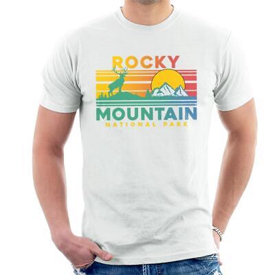 T-shirt da uomo All+Every US National Parks Rocky Mountain Sunset