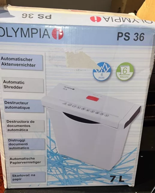 Olympia PS 36 shredder white