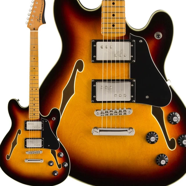 Squier By Fender Classic Vibe Starcaster Maple Fingerbaord 3-Color Sunburst