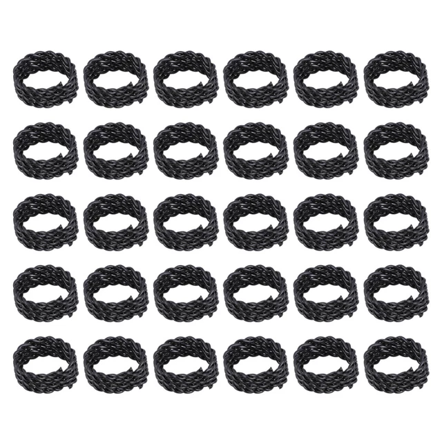 30 PIEZAS Neumáticos para trenzas Cuentas de terror Barba Mujer Señorita