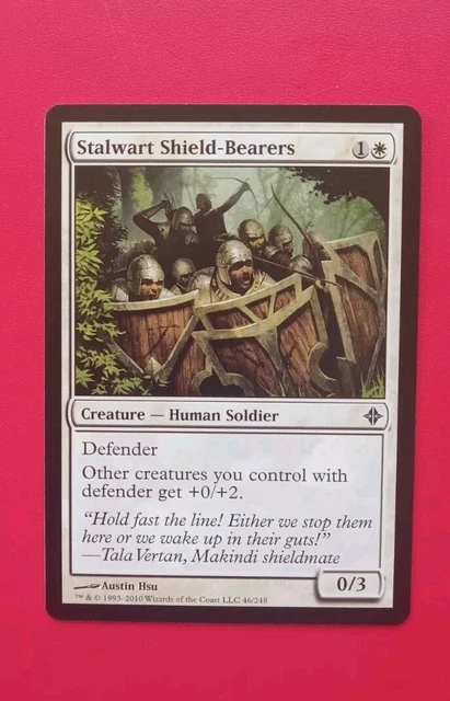 Magic: The Gathering - Stalwart Shield-Bearers (ROE) - Carta Singola Comune Da Rise Of The Eldrazi