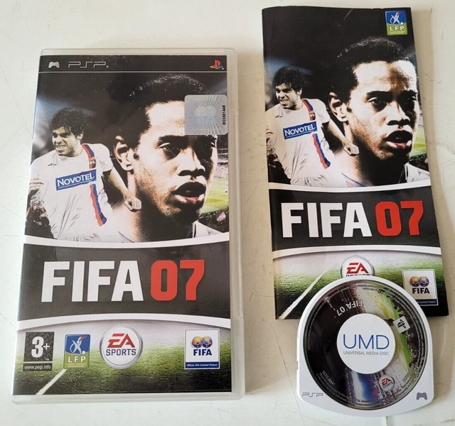 Jeu FIFA 07 PSP Complet - Version Française - Très Bon état - Livret Et Boîte Inclus