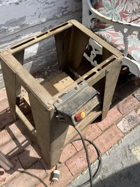 Vintage Homecraft Delta Table Saw, Jointer Combo Splayed Leg Stand Vintage Homecraft Delta Table Saw, Jointer Combo Splayed Leg Stand